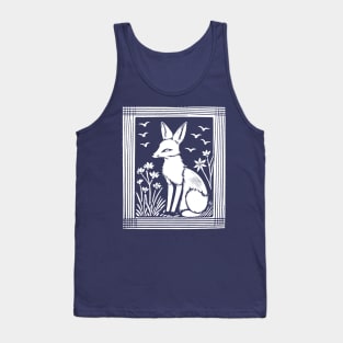 FOX with  Flowers & Fowl by FayeFamiliar Tank Top